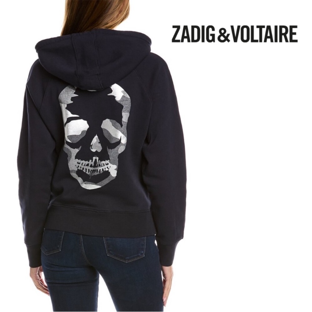 Zadig and Voltaire Camo Skull Hoodie